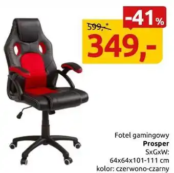 Black Red White Fotel gamingowy Prosper oferta