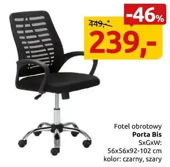 Black Red White Fotel obrotowy Porta Bis oferta