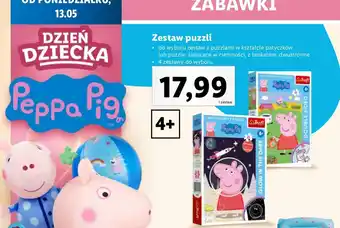 Lidl Puzzle świecące w ciemności peppa Trefl oferta