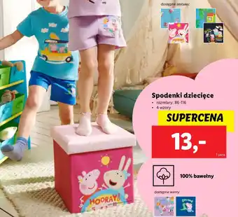 Lidl Spodenki dziecięce 86-116 peppa oferta