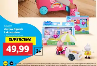 Lidl Zestaw figurek rodzina peppy Hasbro oferta