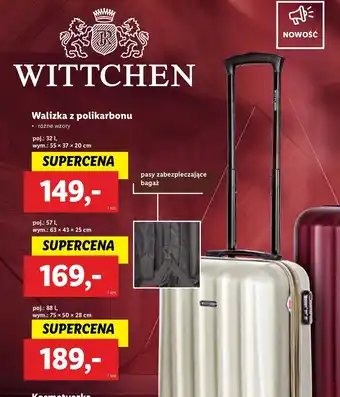 Lidl Walizka z polikarbonu 88 l Wittchen oferta