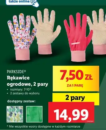 Lidl Rękawice ogrodowe 2 pary oferta