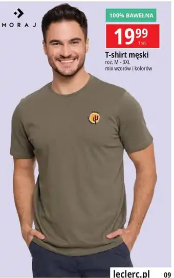 E.Leclerc T-shirt męski m-3xl Moraj oferta