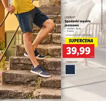 Lidl Spodenki krótkie męskie Livergy oferta