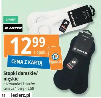 E.Leclerc Stopki męskie Lotto oferta