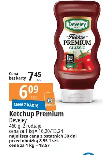 E.Leclerc Ketchup premium classic Develey oferta