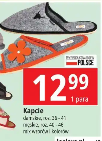 E.Leclerc Kapcie męskie 40-46 oferta