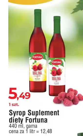 E.Leclerc Syrop malina z cytryną Fortuna oferta