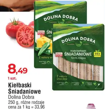 E.Leclerc Kiełbaski śniadaniowe z serem cheddar i jalapeno Dolina Dobra oferta