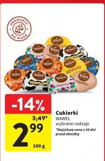 Intermarche Czekoladki Wawel Kasztanki oferta