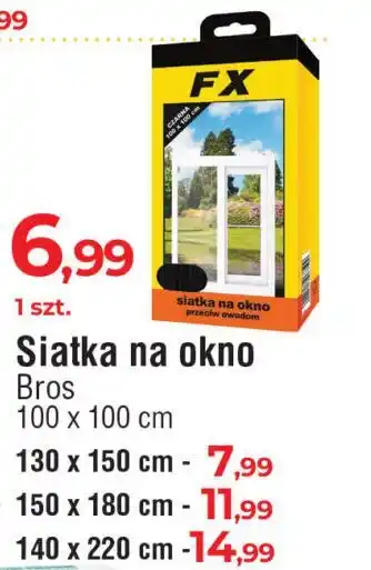 E.Leclerc Siatka na okno przeciw owadom 140 x 220 cm czarna Fx oferta