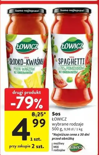 Intermarche Sos spaghetti Łowicz oferta