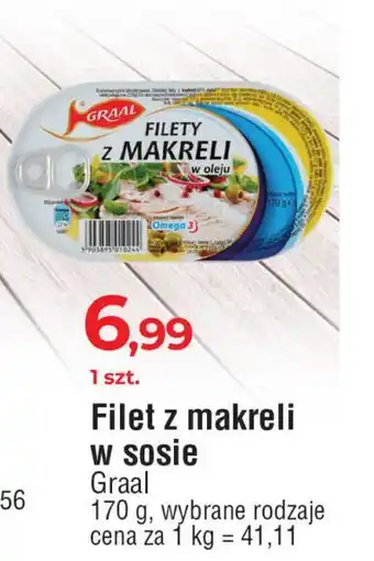 E.Leclerc Filety z makreli w oleju Graal oferta