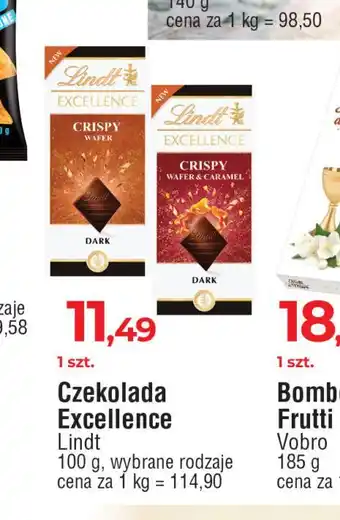 E.Leclerc Czekolada crispy wafer and caramel Lindt Excellence oferta