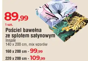E.Leclerc Komplet pościeli bawełna ze splotem satynowym 140 x 200 cm Insale oferta