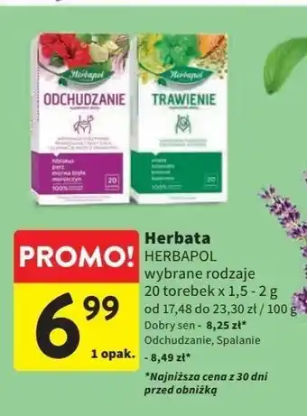 Intermarche Herbata dobry sen Herbapol oferta