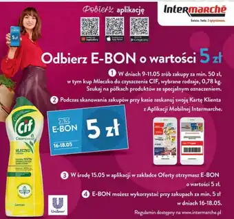 Intermarche Mleczko do czyszczenia z mikrokryształkami lemon Cif Cream oferta
