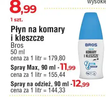 E.Leclerc Spray na odzież odstraszający kleszcze Bros oferta