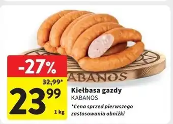 Intermarche Kiełbasa gazdy Kabanos oferta