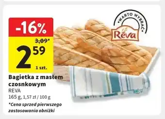 Intermarche Bagietka z masłem czosnkowym Reva oferta