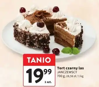 Intermarche Tort czarny las Janczewscy oferta
