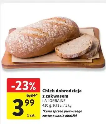 Intermarche Chleb dobrodzieja na zakwasie La Lorraine oferta