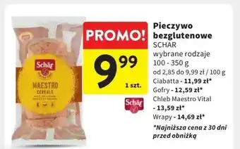 Intermarche Pieczywo wieloziarniste bezglutenowe maestro cereale Schar oferta