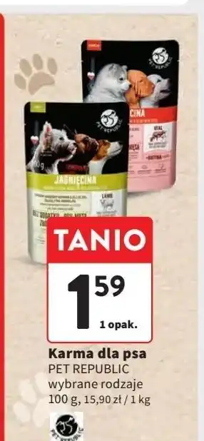 Intermarche Karma dla psa cielęcina Pet Republic oferta