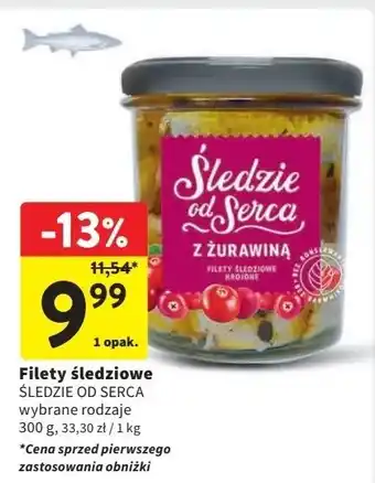 Intermarche Filety śledźiowe z żurawiną Śledzie Od Serca oferta