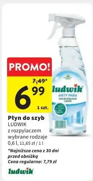 Intermarche Płyn do szyb i luster anty para Ludwik oferta