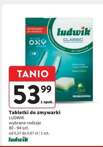 Intermarche Tabletki do zmywarek lemon Ludwik Classic oferta