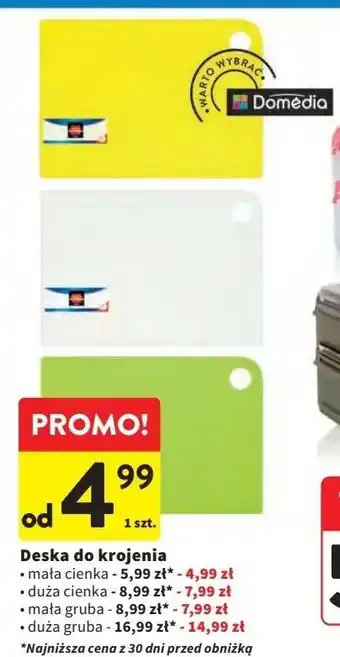 Intermarche Deska do krojenia cienka mała Domedia oferta