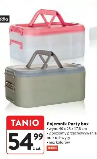 Intermarche Pojemnik party box 40 x 28 17.8 cm Banquet oferta