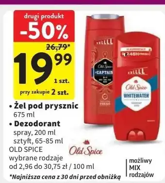 Intermarche Dezodorant Old Spice Whitewater oferta