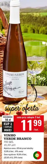 Biedronka Wino Vinho Verde Branco oferta