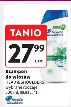 Intermarche Szampon do włosów mentol 2w1 Head&Shoulders oferta
