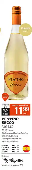 Biedronka Wino Platino Secco oferta