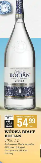 Biedronka Wódka Biały Bocian Vodka oferta