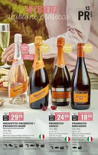 Biedronka Wino Mionetto Prosecco Doc Treviso oferta