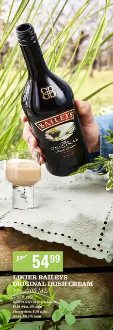 Biedronka Likier Baileys Original Irish Cream oferta