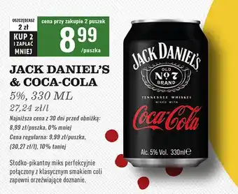 Biedronka Drink Jack Daniel's & Cola oferta