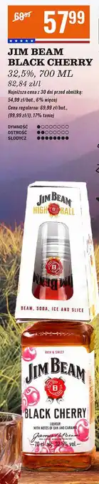 Biedronka Bourbon + szklanka Jim Beam Red Stag Black Cherry oferta