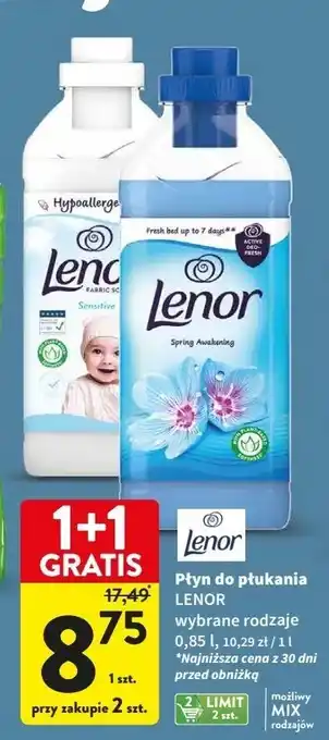 Intermarche Płyn do płukania spring awakening Lenor oferta
