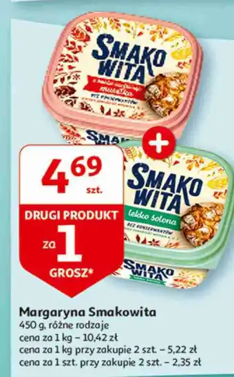 Auchan Margaryna Smakowita O Smaku Swojskiego Masełka oferta