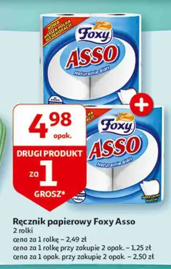 Auchan Recznik papierowy Foxy Asso oferta