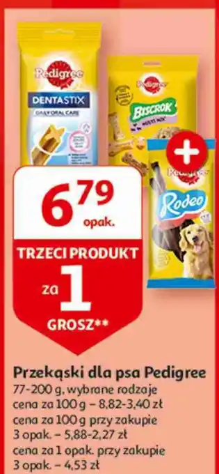 Auchan Przysmak dla psa średnie rasy Pedigree Dentastix oferta