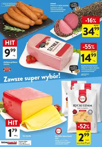 Intermarche Salami z pieprzem kolorowym Prosto Z Wędliniarni oferta