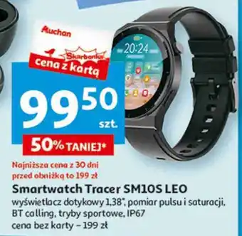 Auchan Smartwatch sm10s leo Tracer oferta