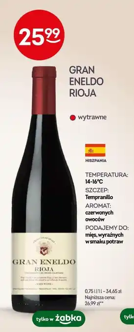 Żabka Gran Eneldo Rioja oferta